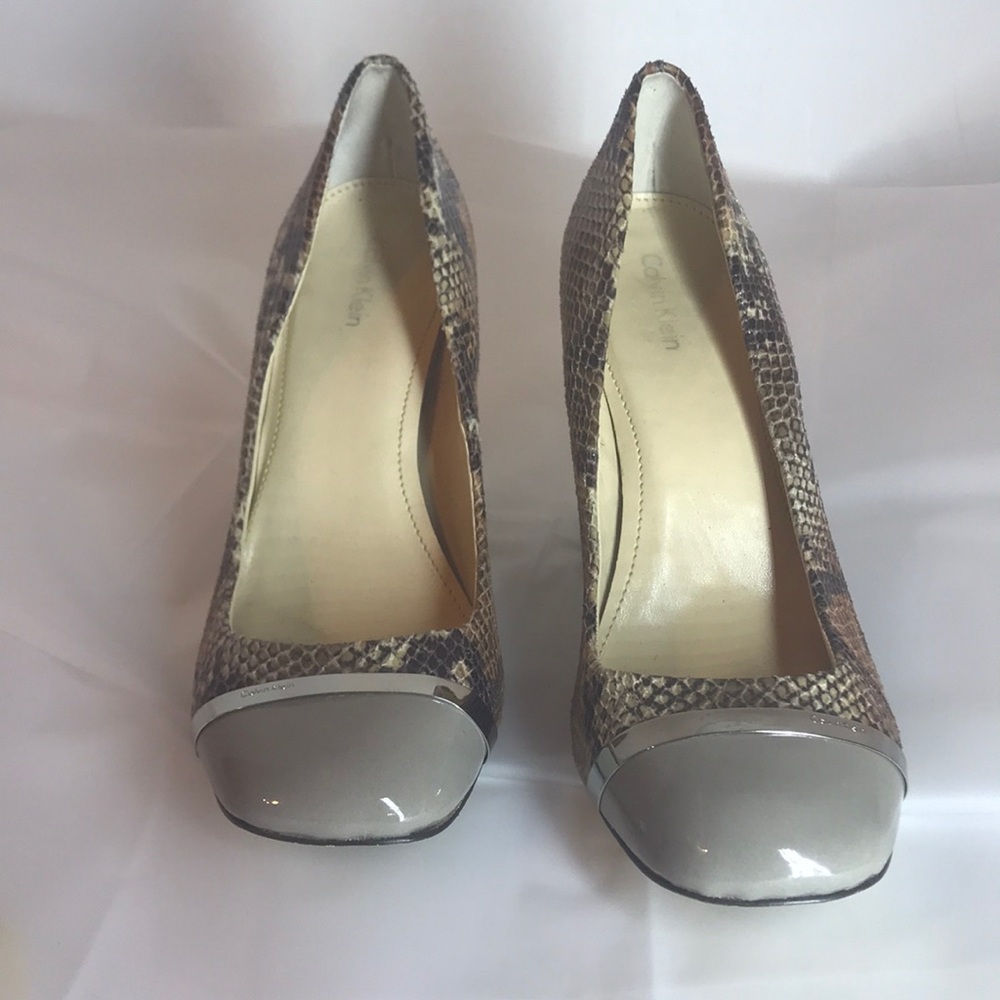 Calvin Klein Blaine leather pump heels 8.5